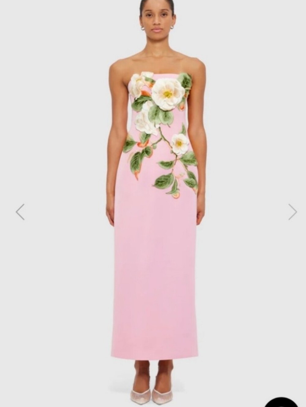 Leo LIN RaynaAppliqué Floral Bustier Maxi Dress - Picture 3 of 12